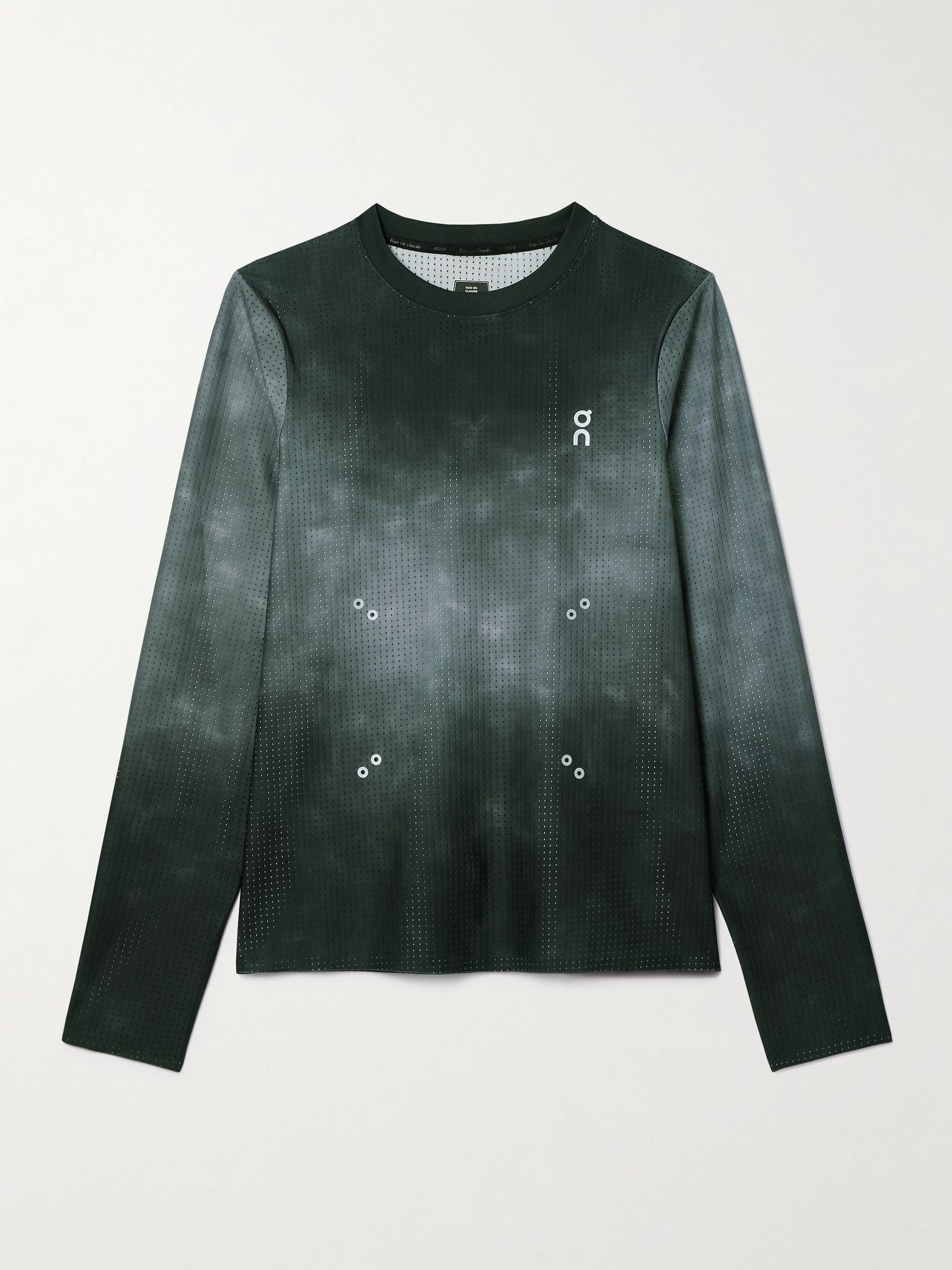 Pace tie-dyed perforated CleanCloud® T-shirt Black - 1