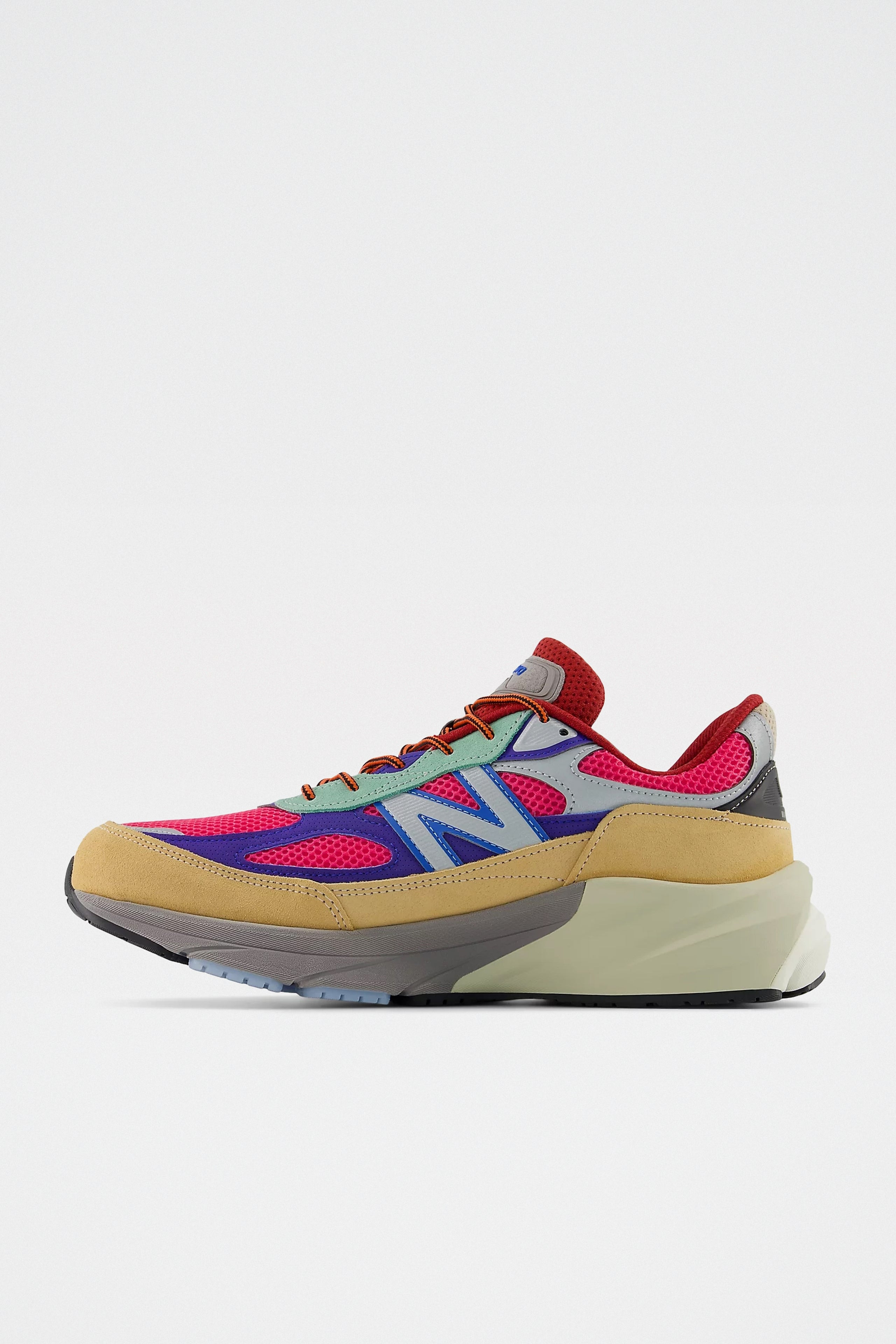 NEW BALANCE X ACTION BRONSON 990V6 HI-PINK / ROYAL BLUE - 2