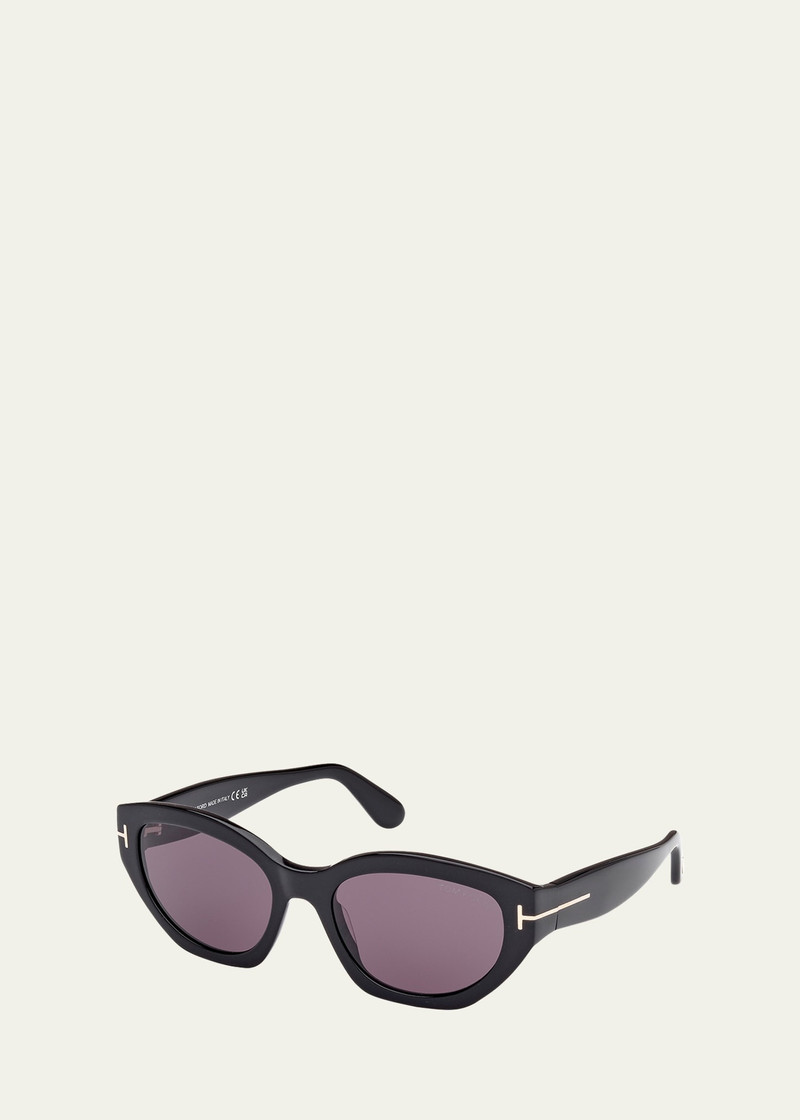 TOM FORD Solange-02 Acetate Butterfly Sunglasses outlook
