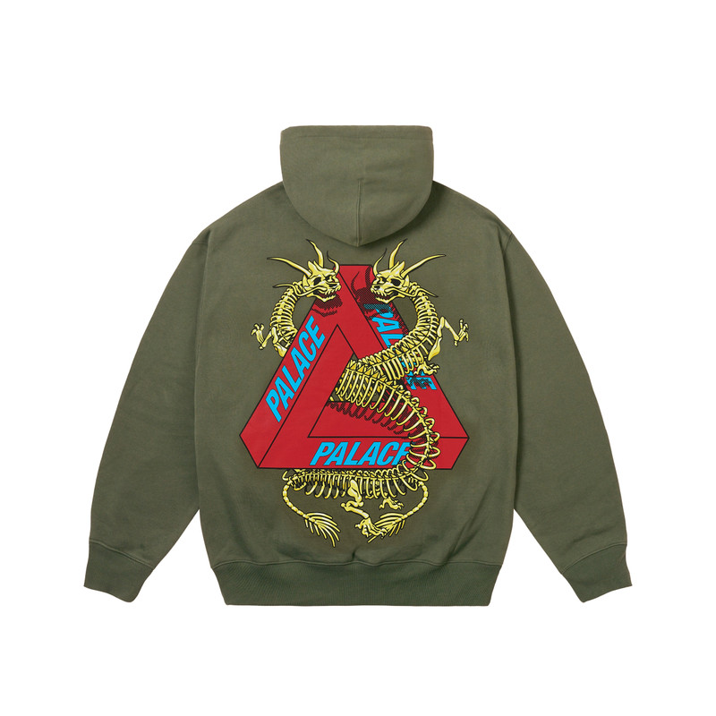 DRAGON BONES TRI HOOD THE DEEP GREEN - 1