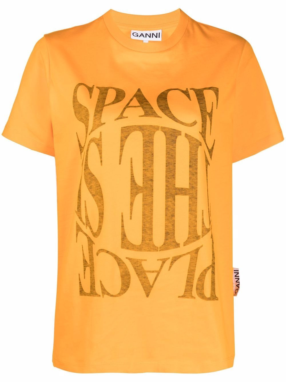 slogan print T-shirt - 1