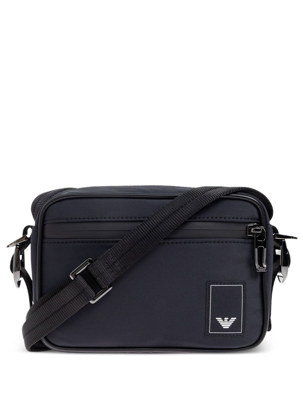 logo-patch front-zip backpack - 1