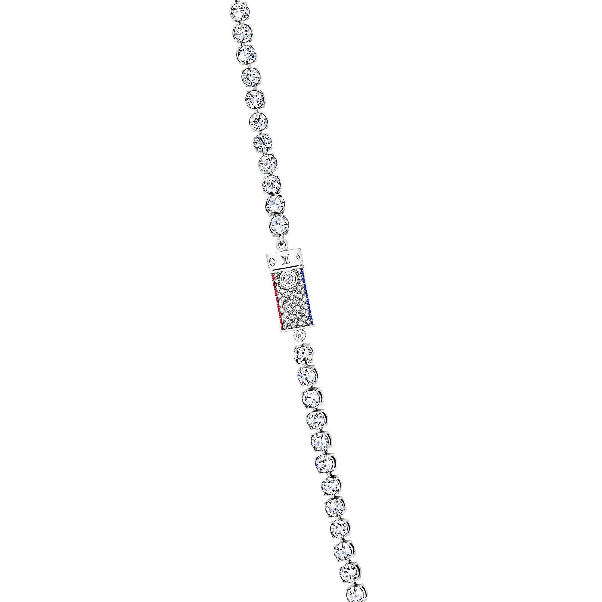 LVxNBA Strass Pendant Necklace - 4