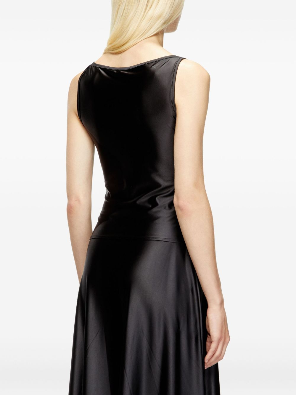 T-Amai twist-detail buckle top - 4