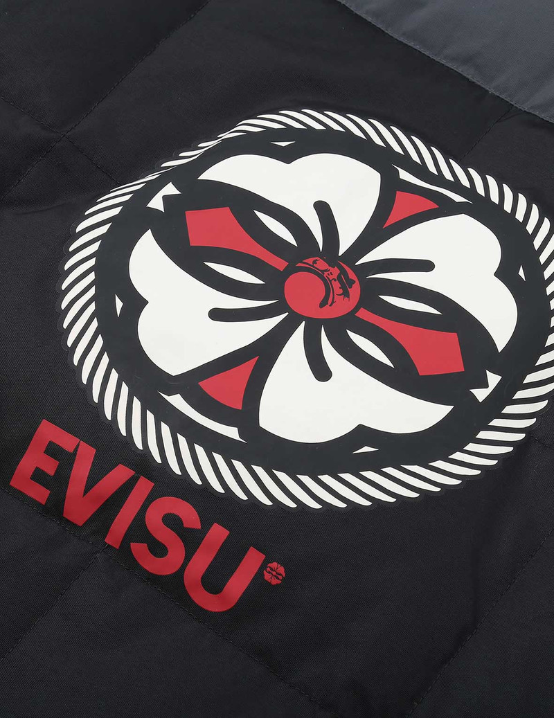 Kamon Print Down Coat 11