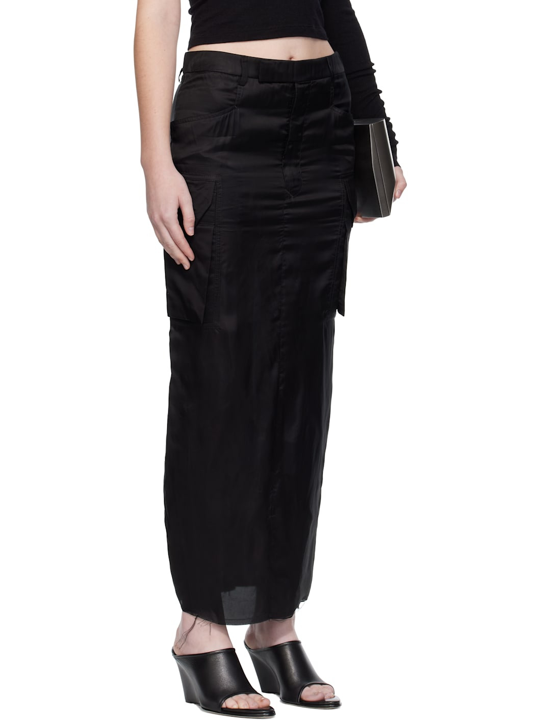 Black Concordians Firbanks Midi Skirt - 2