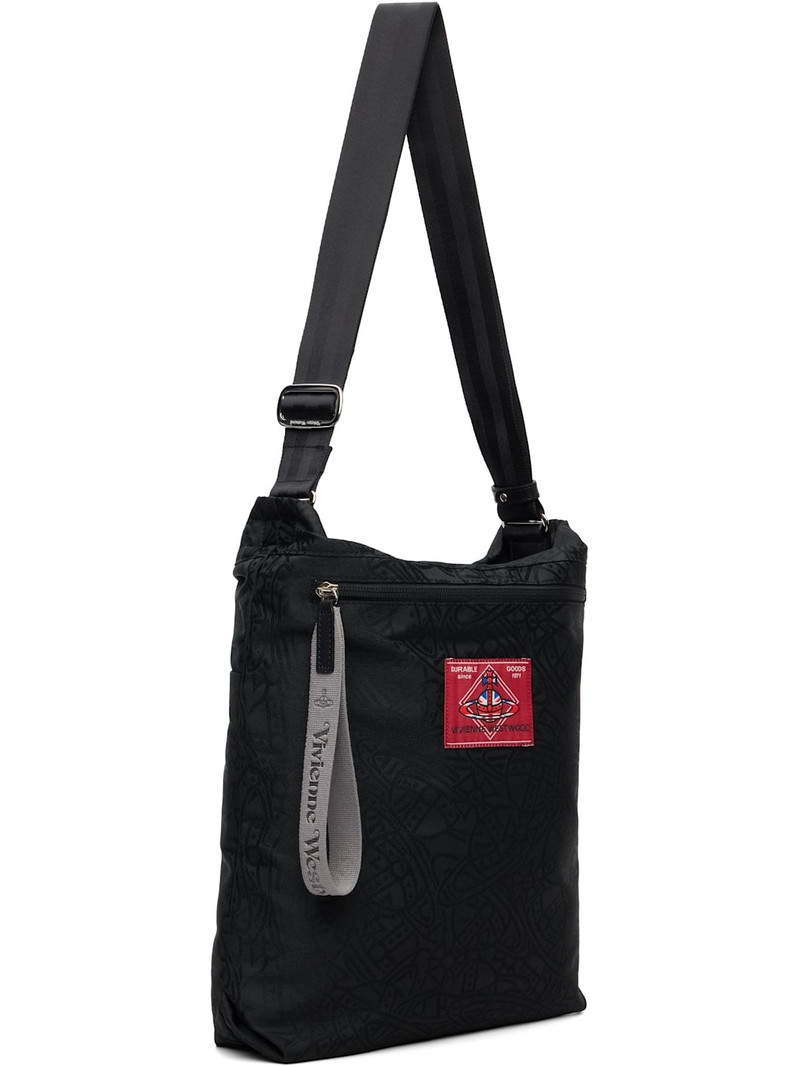 Vivienne Westwood Black Tangled Orb Jacquard Luke Pouch outlook