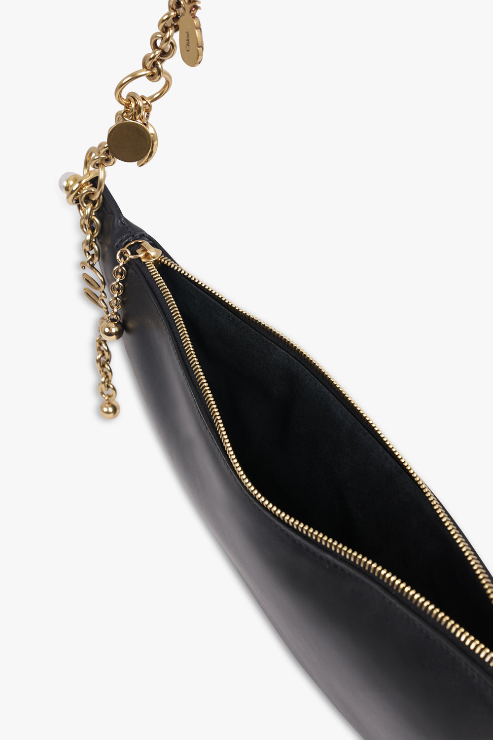 ICON CHAIN SHOULDER BAG | BLACK - 3