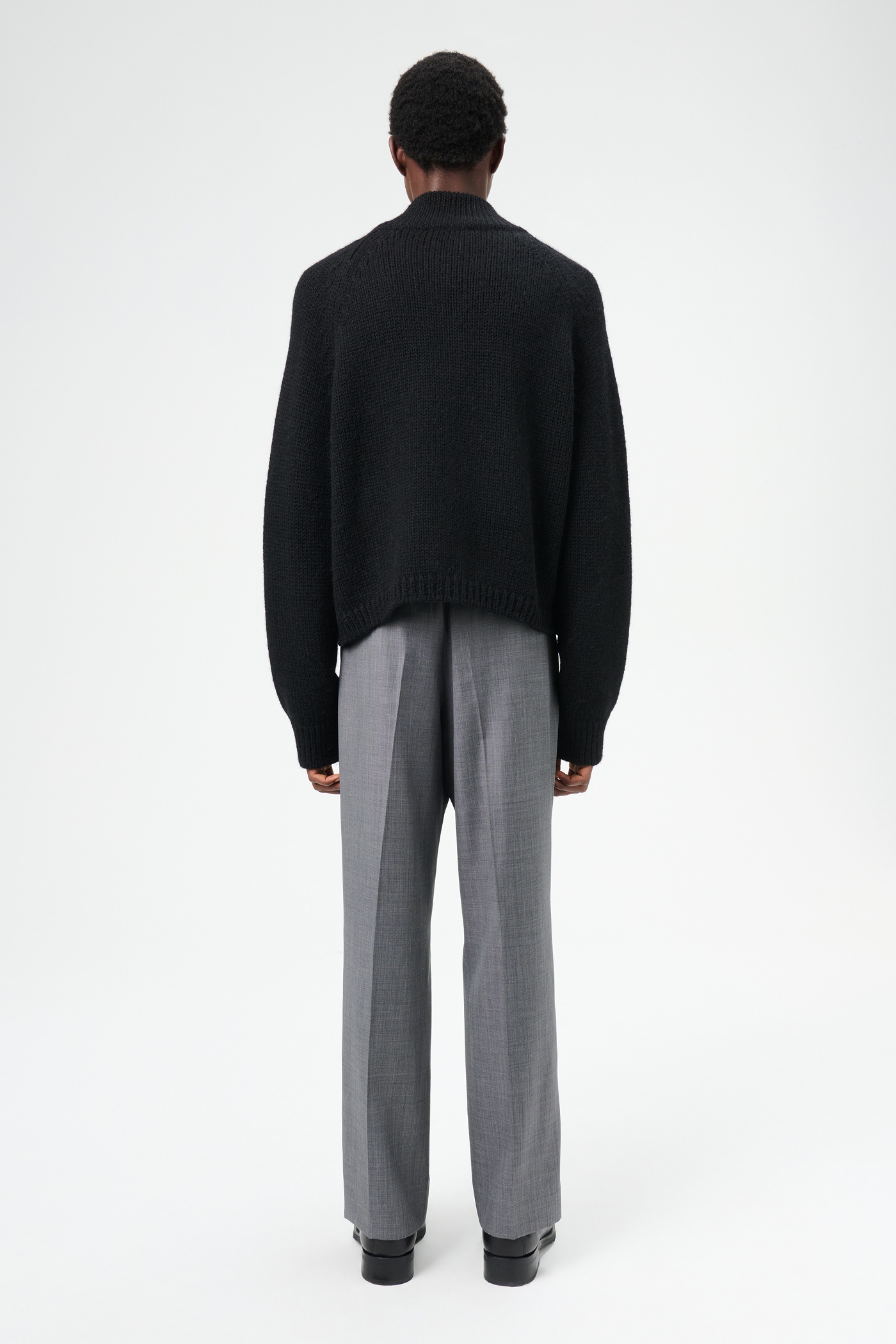 Borrowed Chino Dark Grey Flow Wool - 7