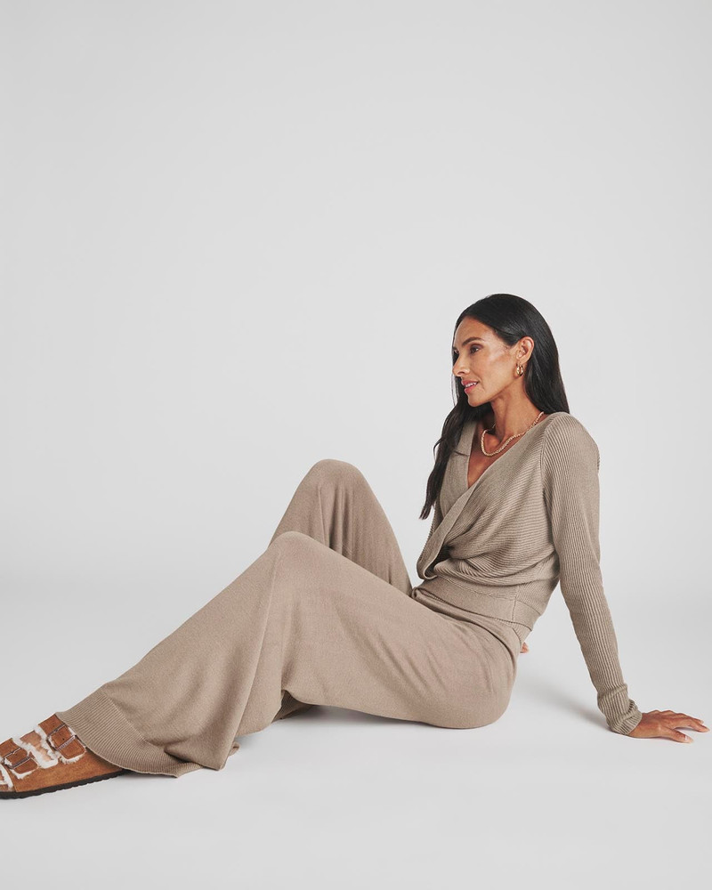 Splendid Loopknit LYR Surplice Sweater outlook