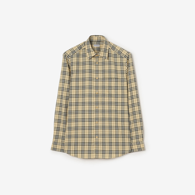 Check Cotton Shirt 1