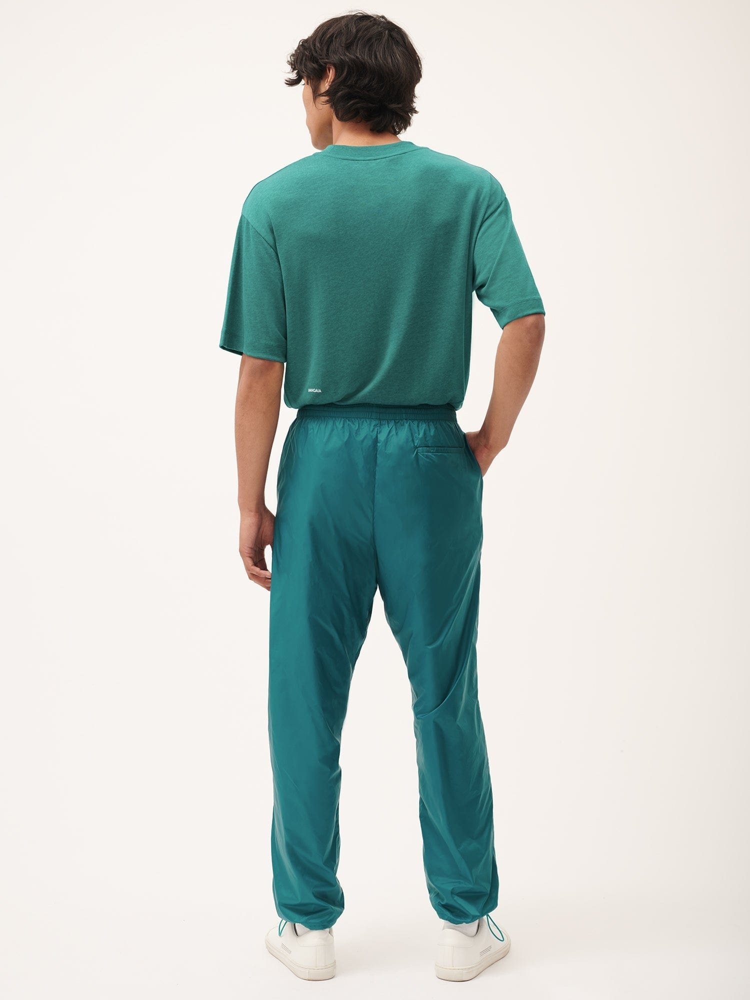 Mens DNA Recycled Nylon Track Pants - Scarab Teal - 3