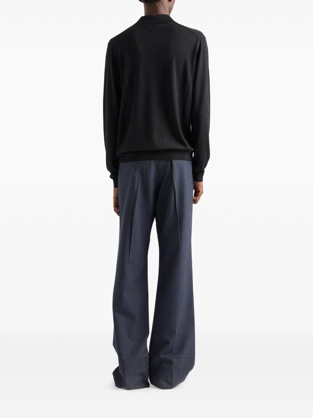 knitted polo shirt - 3