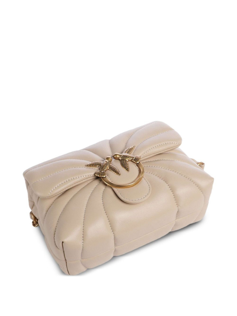 Love Puff quilted bird detail mini satchel 3