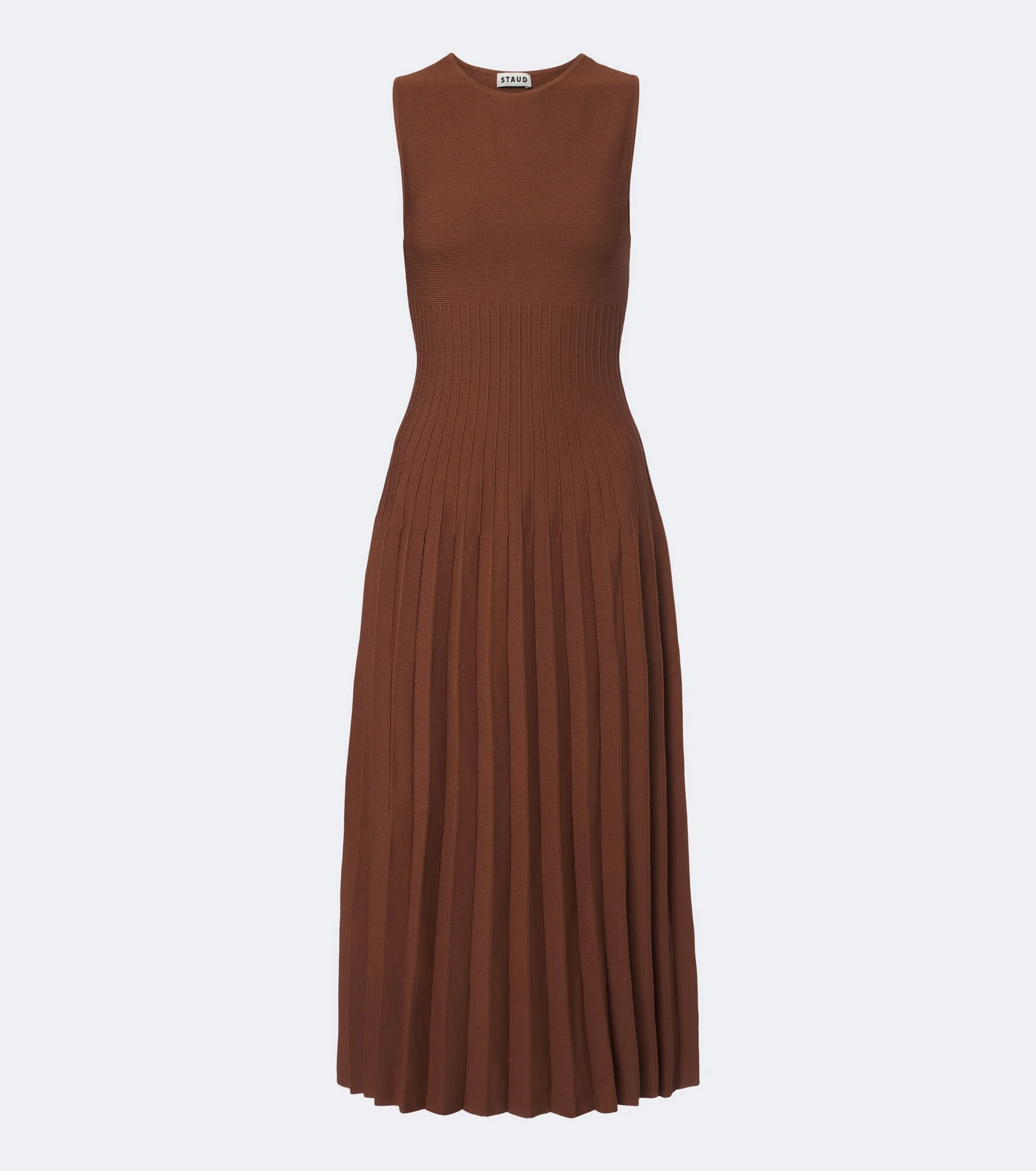 Elyse knitted pleated midi dress - 1