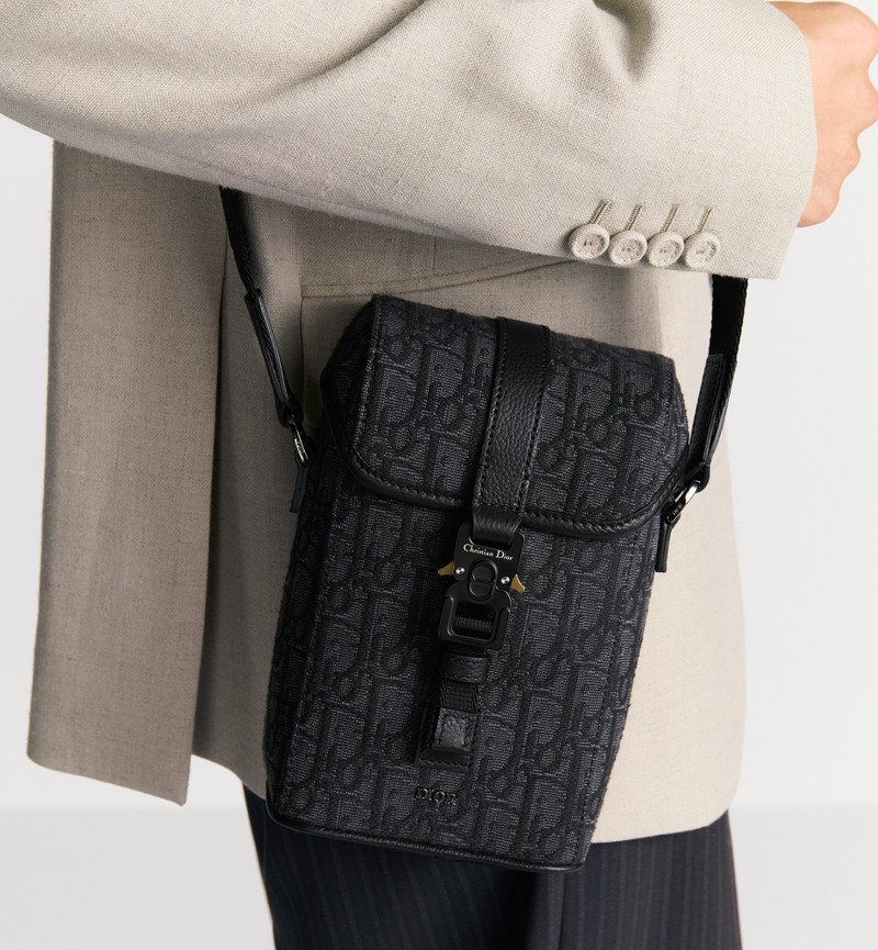 Mini Dior Hit the Road Vertical Messenger Bag with Flap 3