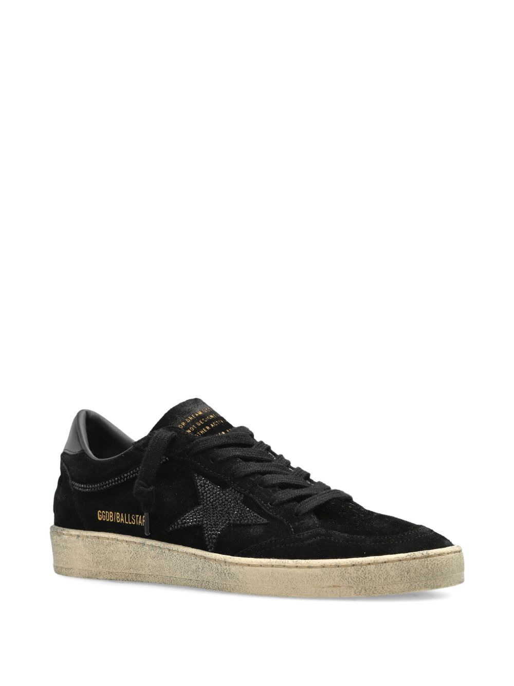 suede logo-detail sneakers - 2