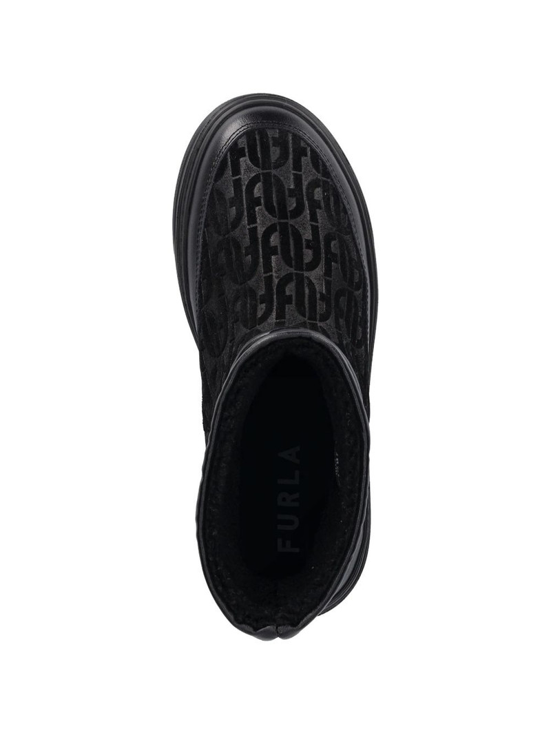 logo-print boots 3