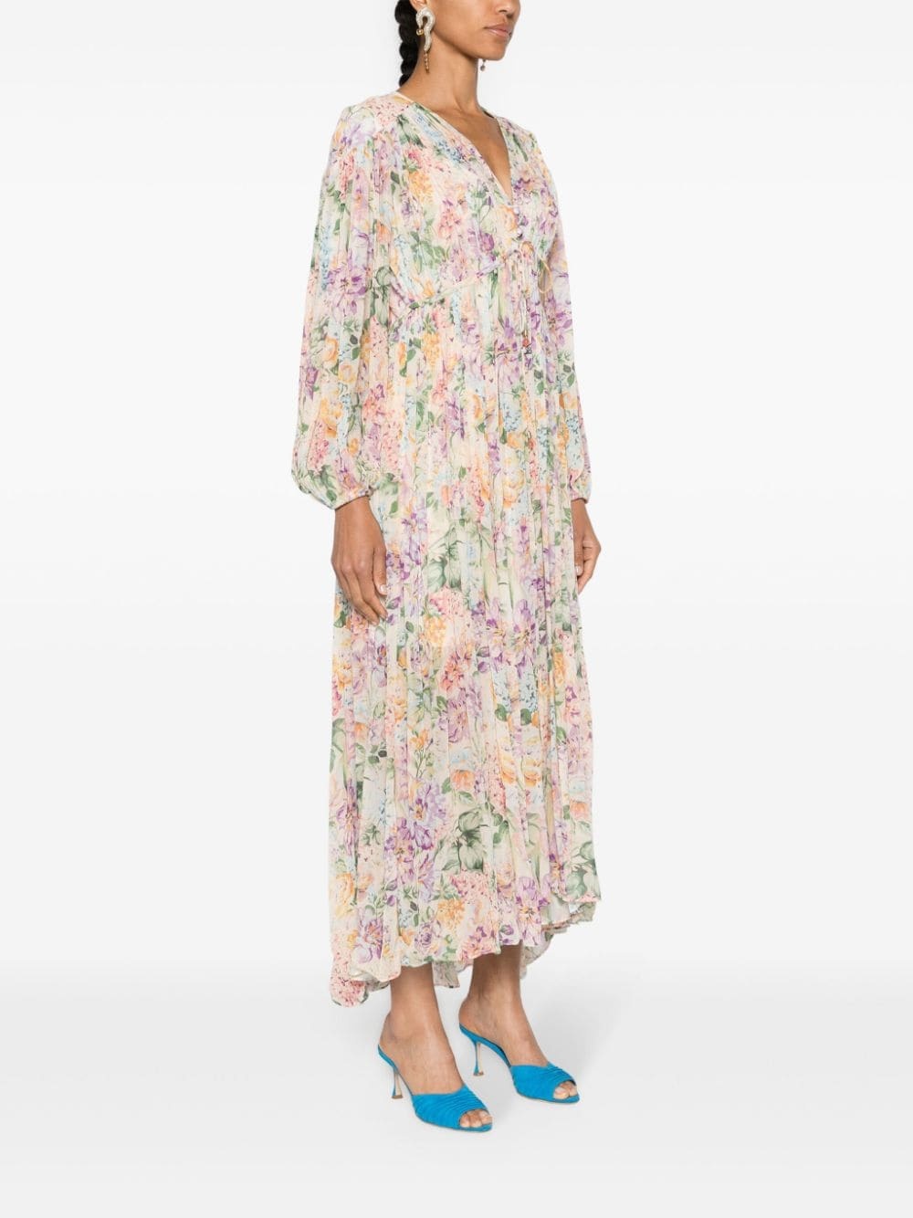 Halliday floral-print maxi dress - 3