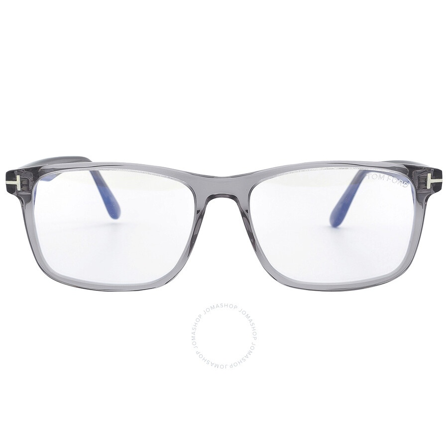 Tom Ford Blue Light Block Rectangular Men's Eyeglasses FT5752-B 020 55 - 1