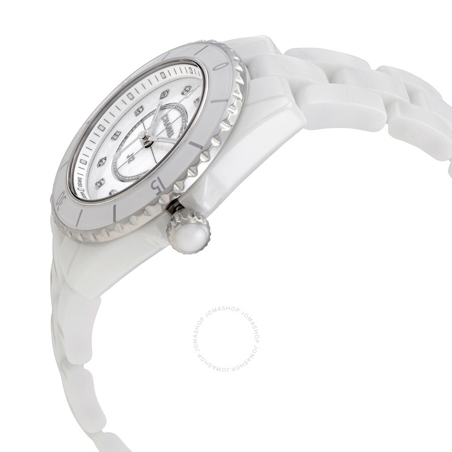 Chanel J12 Quartz Diamond White Dial Ladies Watch H5703 - 2