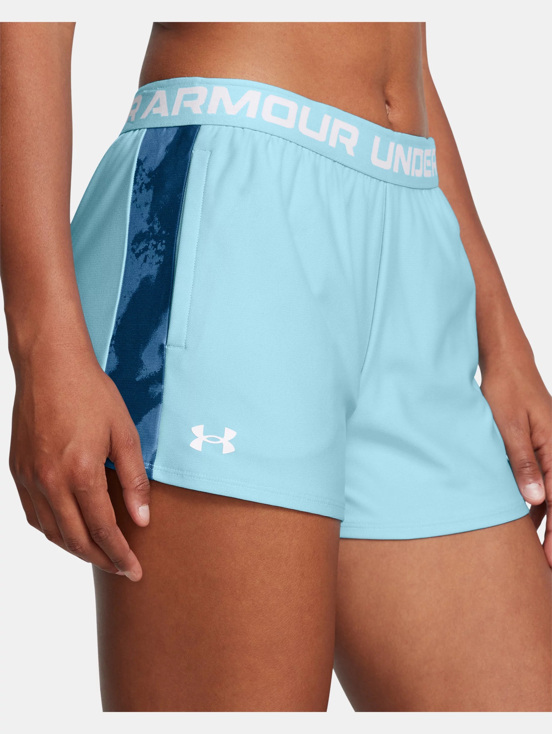 Women's UA Tech™ Print Inset 3" Shorts - 6