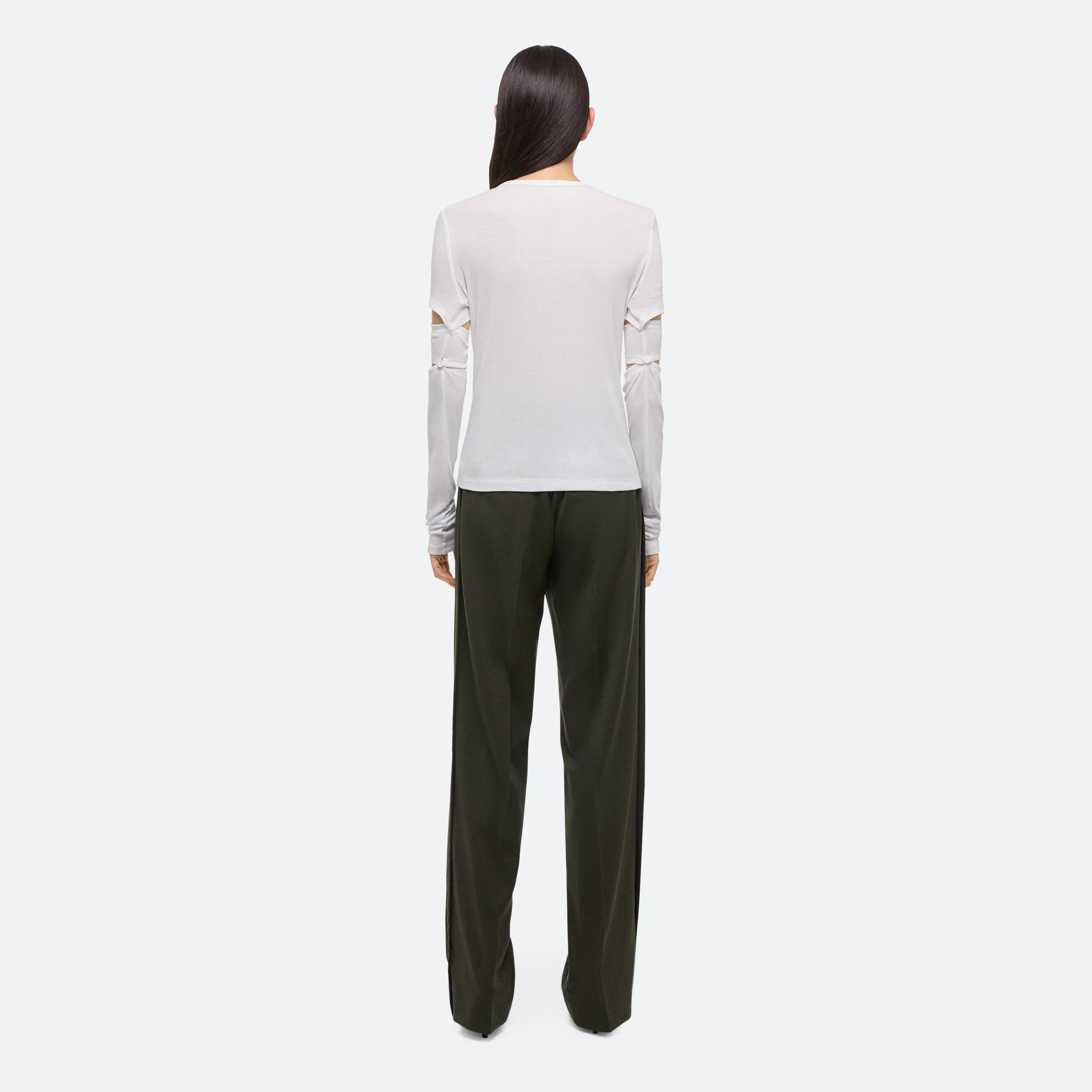 SLASHED LONG-SLEEVED TOP - 5