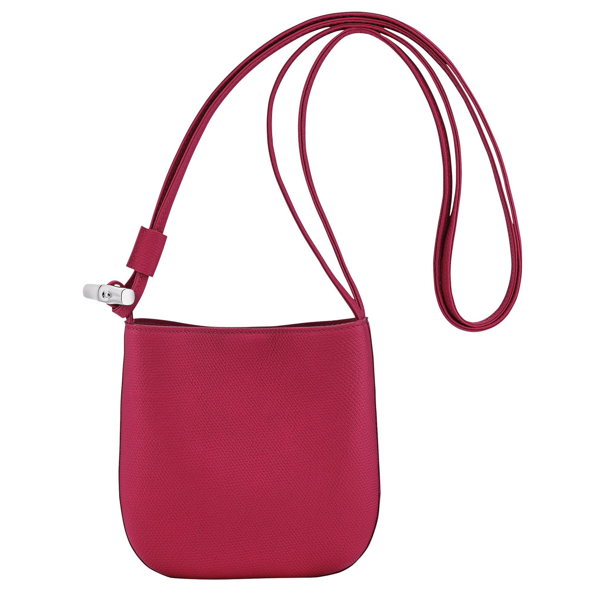 Le Roseau S Crossbody bag Beetroot - Leather - 1