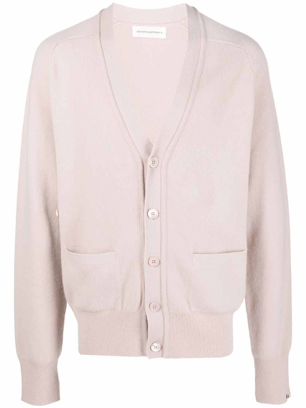 cashmere-blend knit cardigan - 1