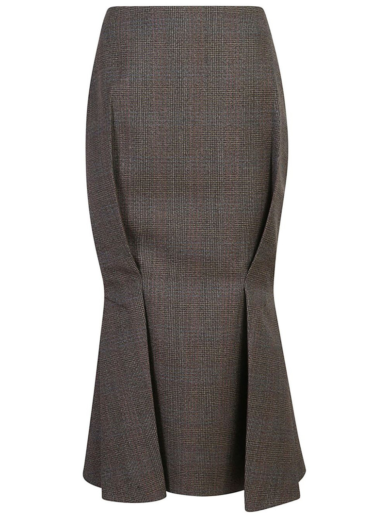 wool flared skirt 1