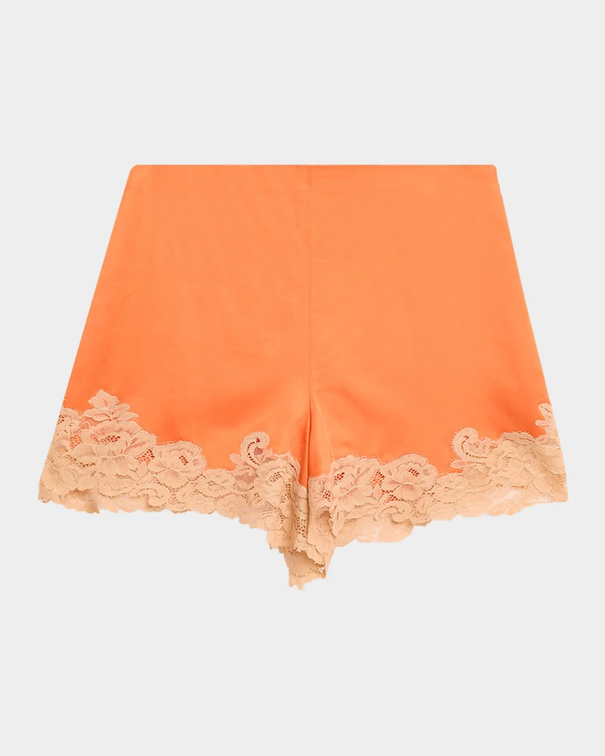 Pipa Satin and Lace Shorts - 1