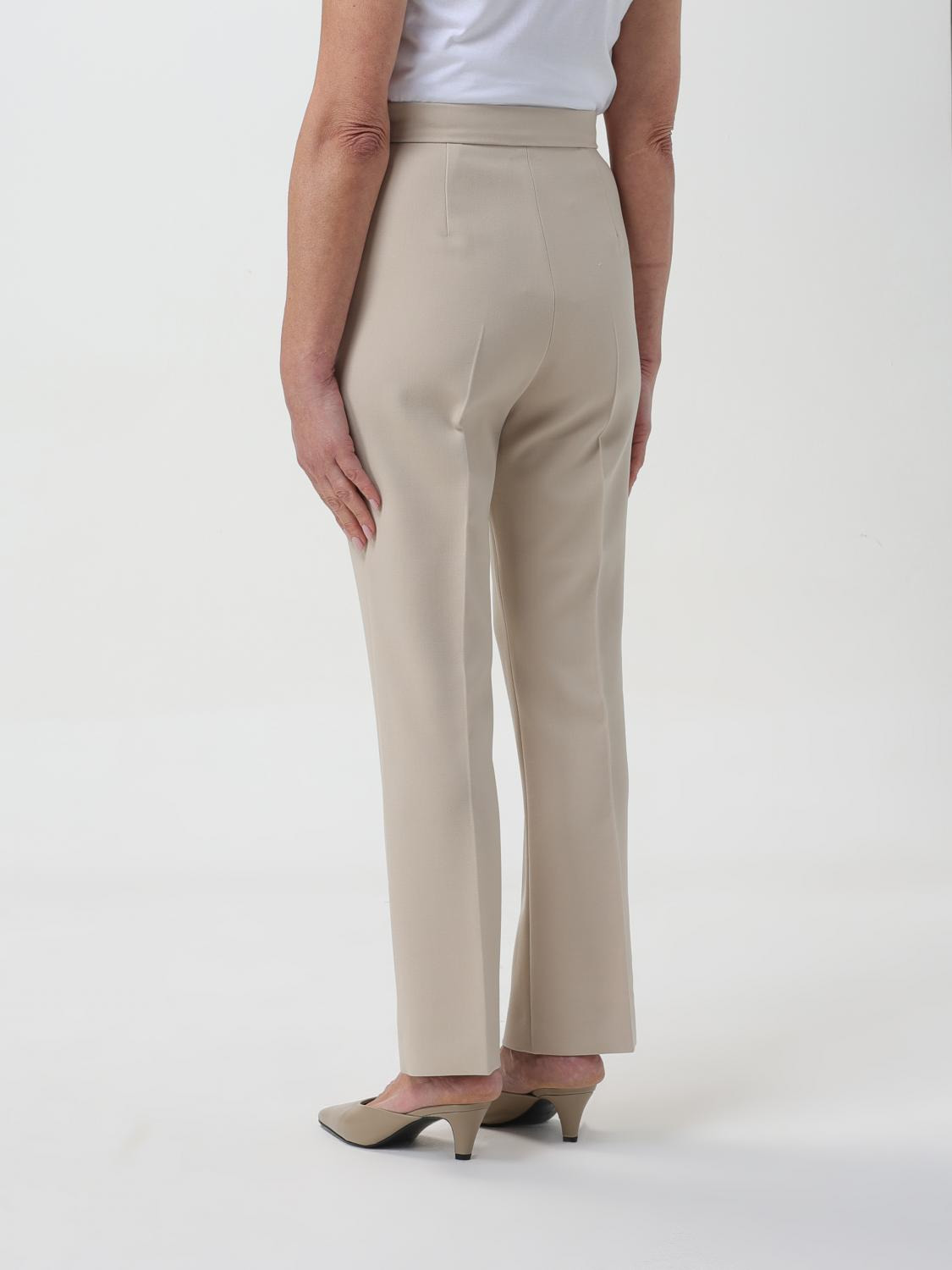 Max Mara Pants Woman Beige - 3