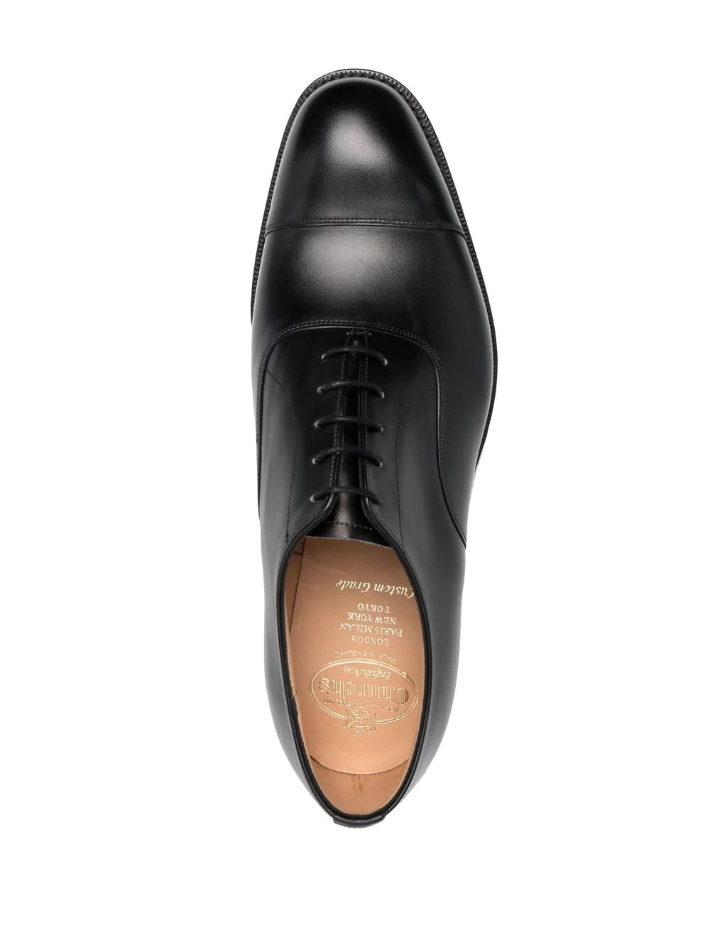 polished-finish derby shoes - 4