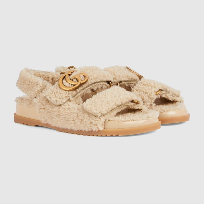 Gucci Double G Merino wool Sandals - 1