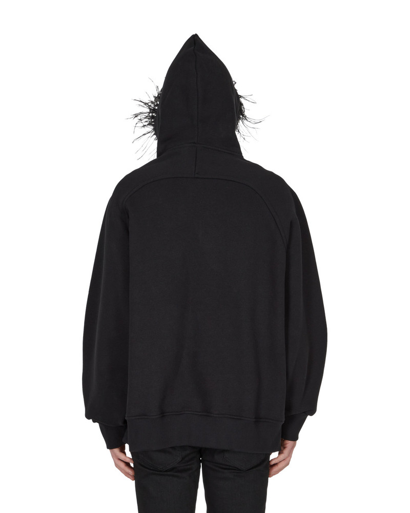 OVERSIZED FEATHERED HOODIE 5