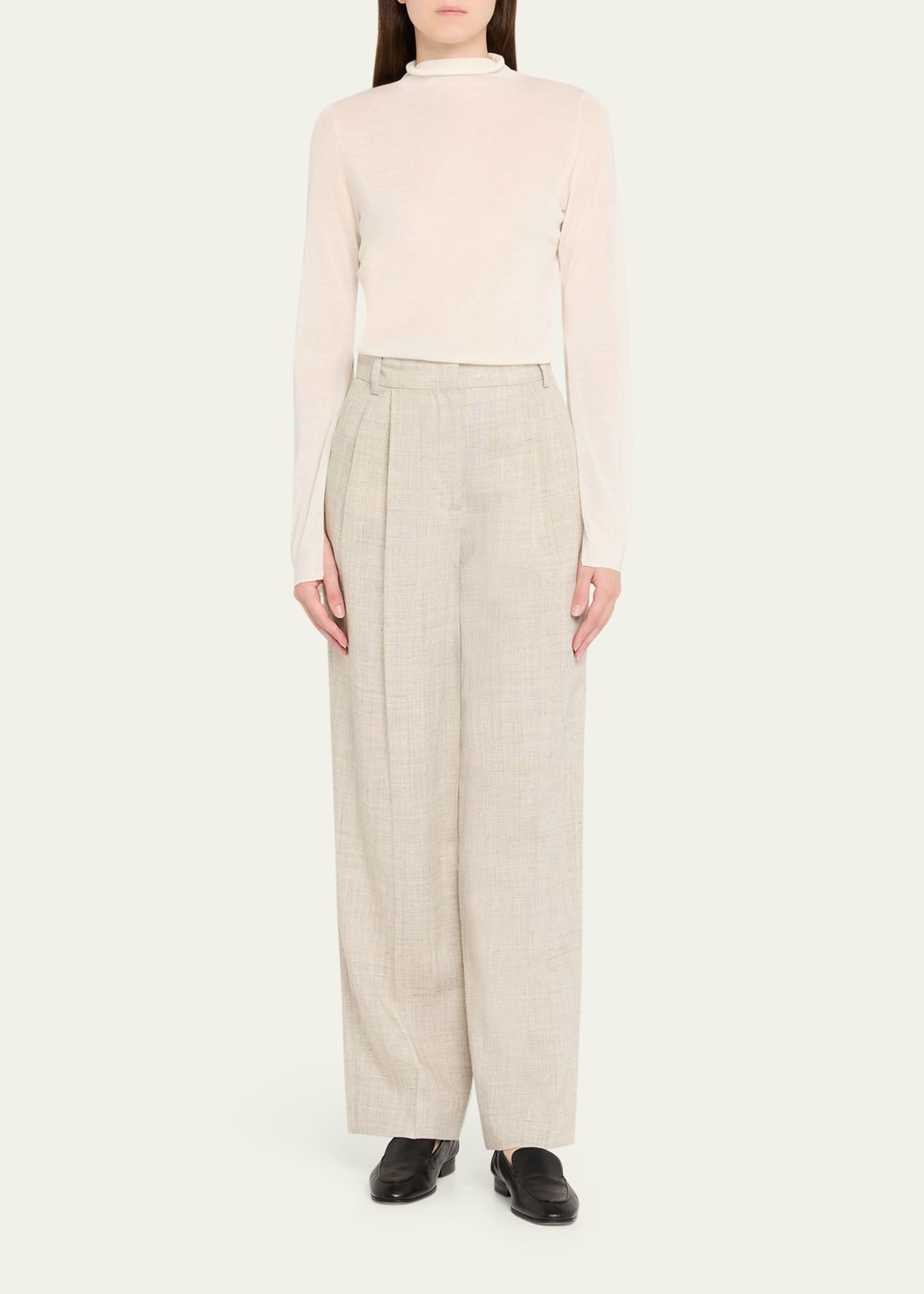 Wool-Blend Turtleneck Sweater - 2