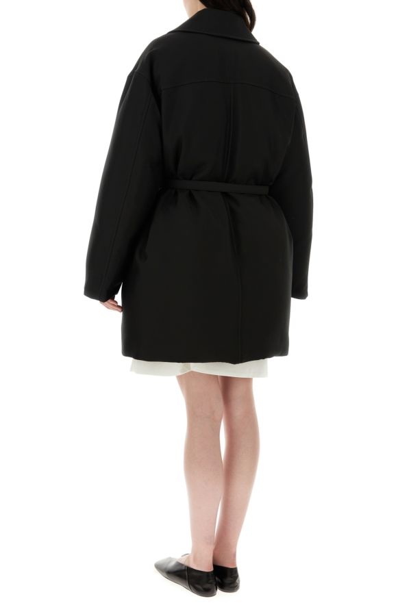 ダウンジャケット・コート Jil Sander Black Gabardine Oversize Down Jacket Jil Sander Oversize down jacket in gabardine | The Fashion