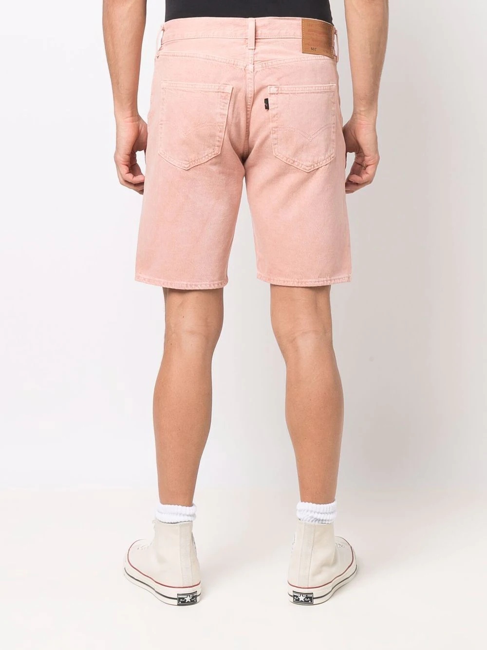 five-pocket knee-length shorts - 4