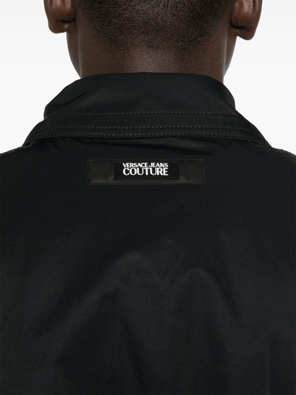logo-patch bomber jacket - 5