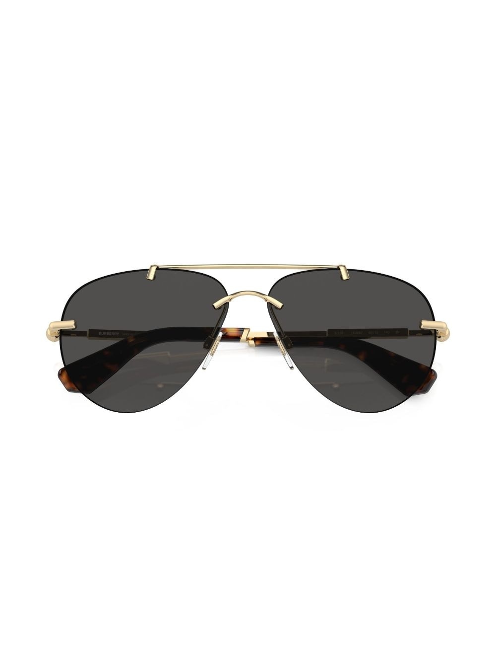 tortoiseshell-effect navigator-frame sunglasses - 6