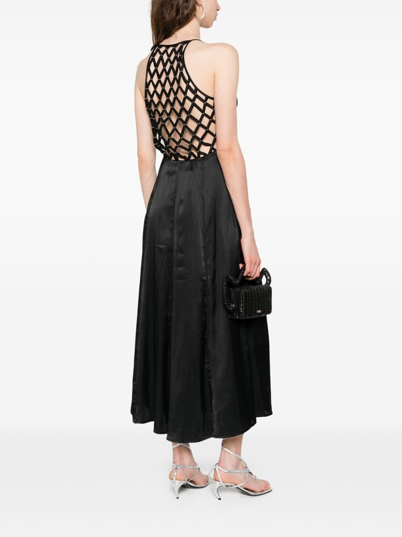 maje braided-back maxi dress outlook