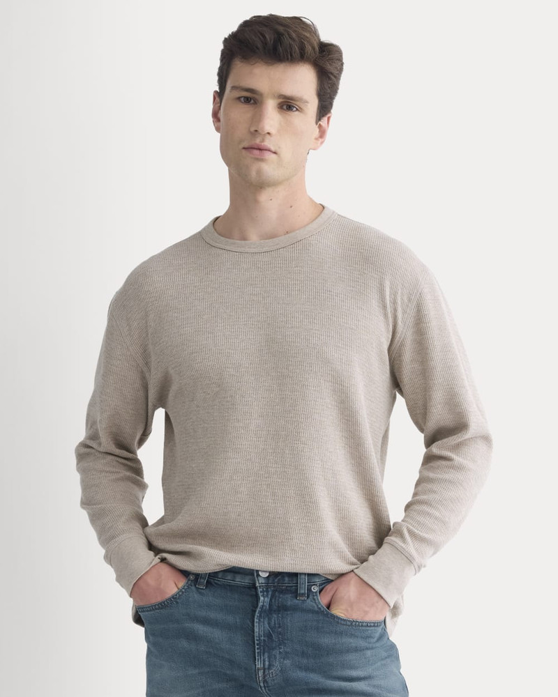 EVERLANE THERMAL CREW IN COZY WAFFLE outlook
