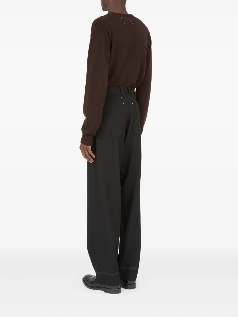 Maison Margiela Men High-Waisted Tailored Trousers - 5