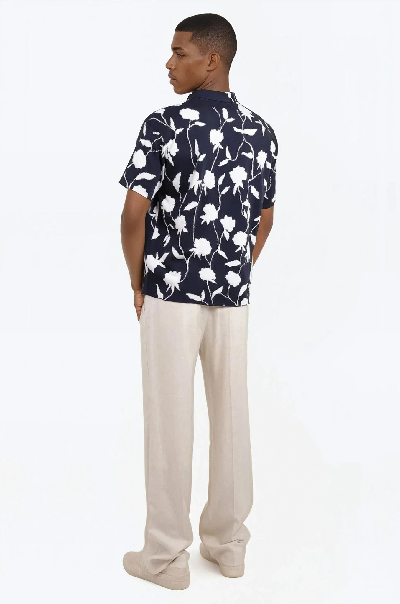 LA CHEMISE MAILLE ROSA | MULTI-NAVY - 3