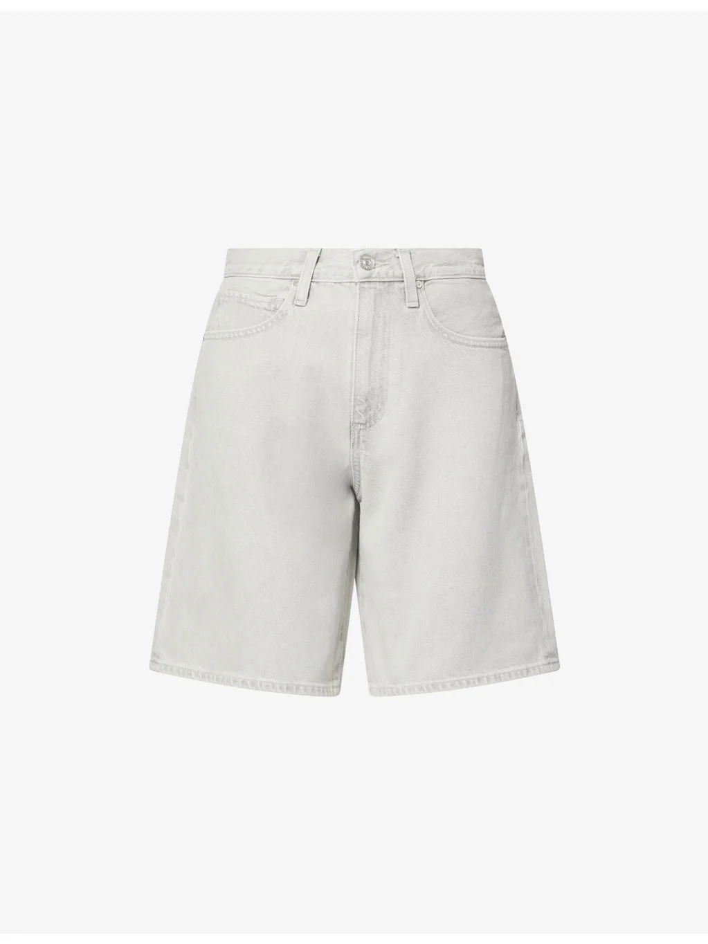 Faye High-Rise Denim Shorts - 1