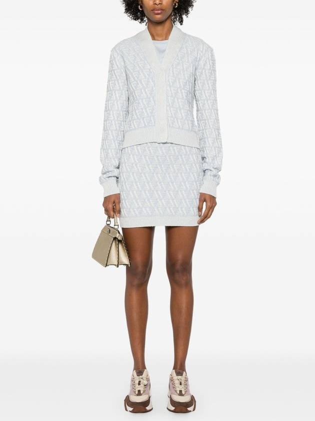 FENDI Ff wool and cashmere skirt スリムフィット WOOL AND CASHMERE MINI SKIRT FF – Suit Negozi Row