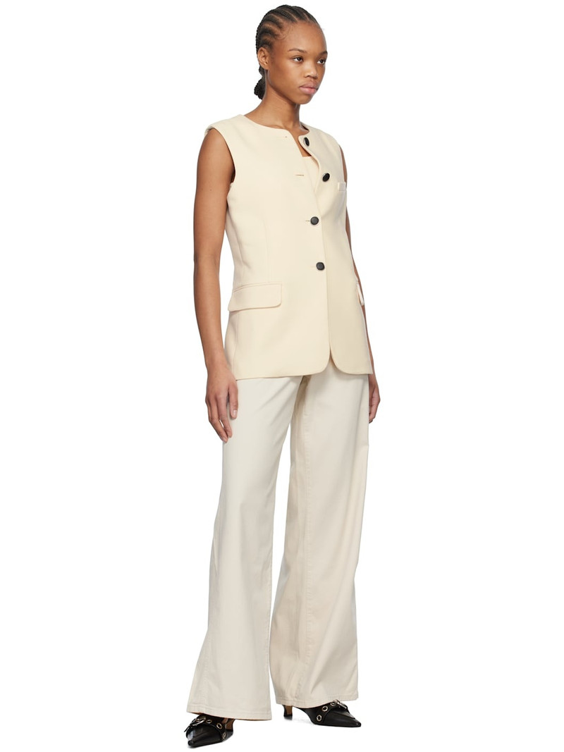 rag & bone Beige Bartlet Vest outlook