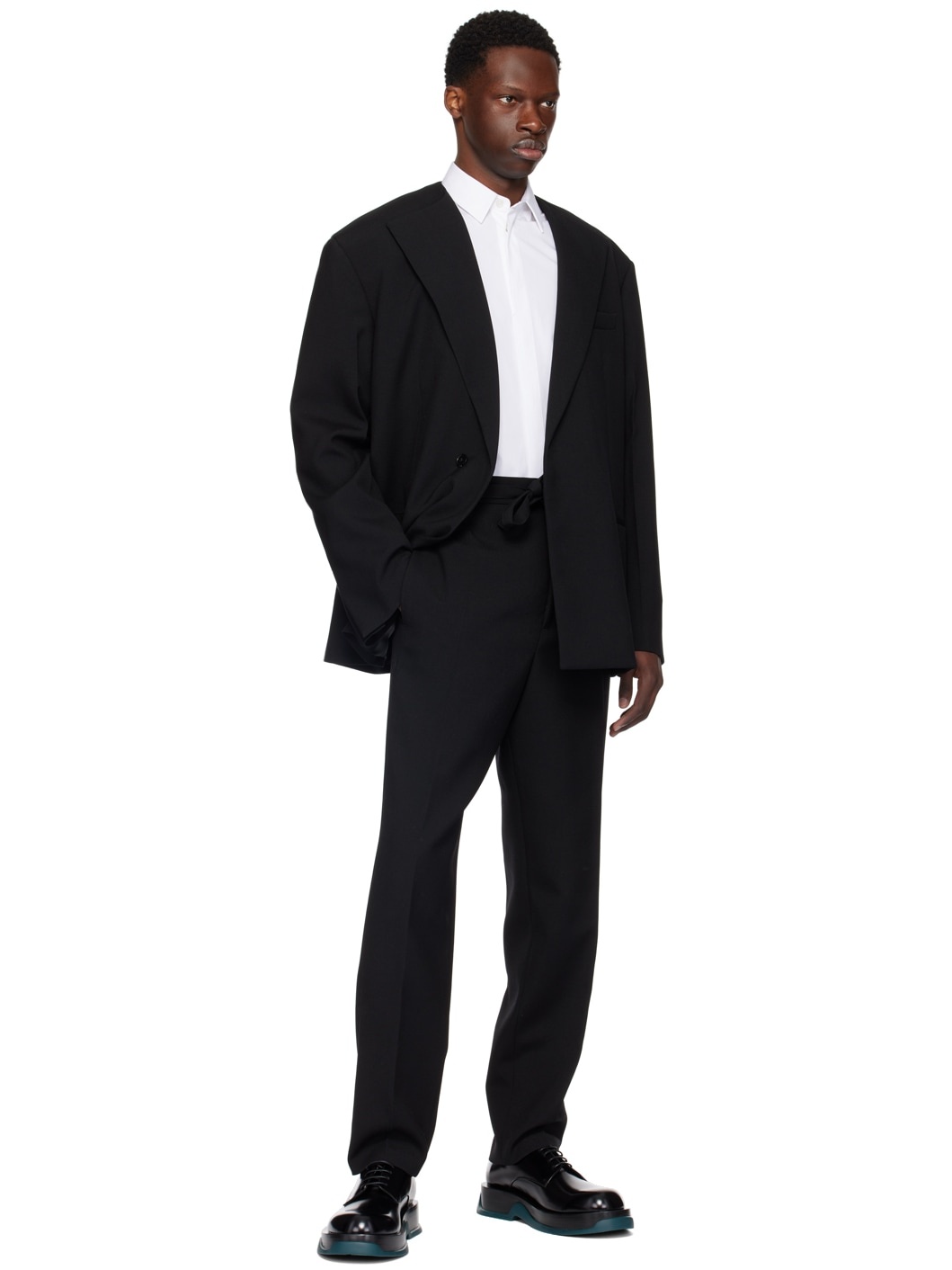 Black Layered Trousers - 5