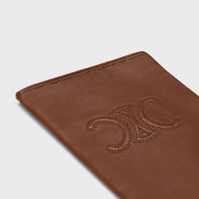 triomphe gloves in plongé lambskin 3