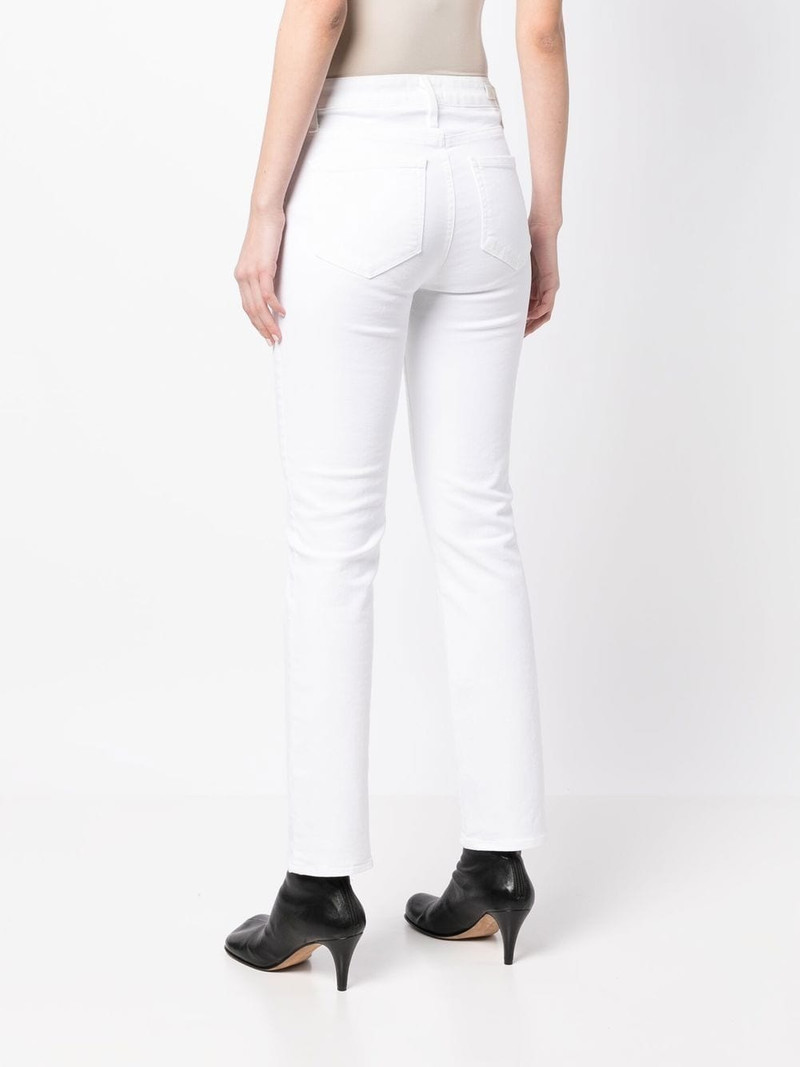 slim-cut high-waist jeans 4